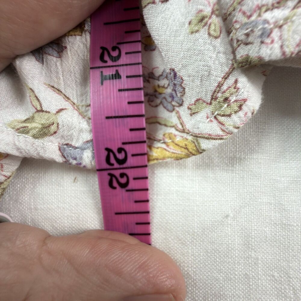 lucca couture floral fit flare mini dress spaghetti straps cottagecore rayon xs - Picture 9 of 10